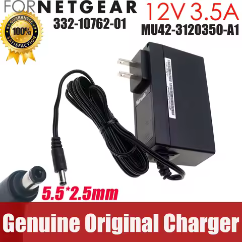 Genuine 12V 3.5A MU42-3120350-A1 332-10762-01 AC Adapter Charger For Netgear Router LCD Monitor CCTV