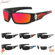 CACTU Hip-Hop Shades,  Coast Driving Riding Polarized Sunglasses, Trendy Biker Gangster Style Wrapar