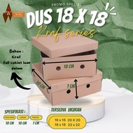 BOX 18 x 18 x 7 KRAF - on shopee LARGE FACTORY PRICE Kraft Box GS 365 gsm Without Lamination Lunch B