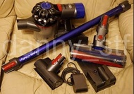 Dyson V7 HEPA 跟2x吸頭/ 1x長管/ 1x兩腳火牛/ 1x掛牆充電座 強力吸麈機 (設計與Dyson V8相同)