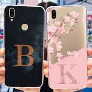 For Vivo V9 1723 Case V9 Pro 1851 Cover Cute Letters Flower Clear Soft Silicone Back Cover For Vivo Y85 Y89 Z1 Z1i Casing
