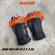MAXXIS IKON KEVLAR 27.5 X 2.20 BLACK FOLDABLE MTB TYRE TAYAR BASIKAL XC TIRE OFF ROAD
