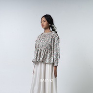 BWBYAZ - Pamela Shirred Blouse Signature