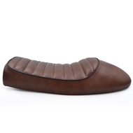 Black Brown Motorcycle Cafe Racer Seat Custom Vintage Hump Saddle Retro Seat For Honda CB125S CB200 