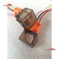 80A 4 5 pin relay with jack, transparent relay 80A 12V-24V