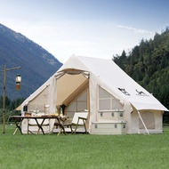 Inflatable Camping Tents Air Glamping Tents 4 Season Waterproof Easy Set up Cabin House Tent Blow up