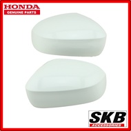 ฝาครอบกระจก HONDA BRIO 13-18   AMAZE ปี 12- 13Mobilio ปี15 สีขาว NH-578 (สำหรับรุ่น ไม่มีรูไฟเลี้ยวท