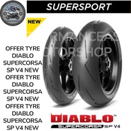 SPV4 OFFER TYRE PIRELLI DIABLO SUPERCORSA SPV4 NEW FOR ROAD&TRACK 120/70ZR17 180/55ZR17 190/55ZR17 2