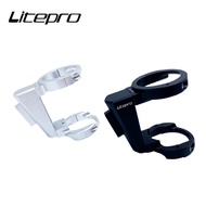 Litepro For Fnhon Dahon Front Shelf Mount Carrier Adapter Folding Bicycle Pig Nose Pannier Adapter Bike Block Bracket
