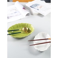 日式家用陶瓷盤子復古創意空氣炸鍋烤盤微波爐烤箱用焗飯盤水果盤