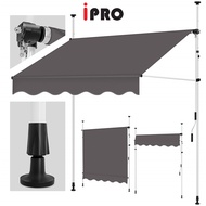 IPRO Clamp Awning Roof for Sun Shade Retractable Awning Balcony Outdoor Shades Canvas Canopy Awning Tudung Rumah Tingkap