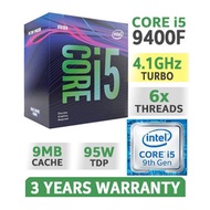 Intel Core i5-9400F CPU (2.9 Upto 4.1GHz/ 9MB /Socket 1151) - NO GPU