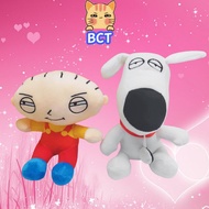BCT ✨In Stock✨ Family Guy Plush Toys Stewie Griffin Brian Griffin Doll Desktop Ornaments Bedroom Pil
