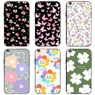 Casing OPPO R9 R9S R9SPLUS F21PRO F21PRO5G F235G Phone Case Butterfly Flower Fashion Soft Protective