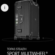 RIMOWA TOPAS STEALTH SPORT BLACK 89公升