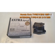 Honda Civic TYRE R EK9 1997~ / INTERGRA TYPE-R DC 2/ 5/ DB8  - DIXCEL (EXTRA SPEED) * Rear * Brake P
