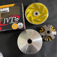 ♞,♘JVT PULLEY SET( NEW VERSION)  FOR NMAX V1 - V2 / AEROX V1 - V2