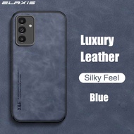 ELAXIS Compatible for Samsung Galaxy A34 5G Phone Case Luxury Magnetic Skin Feel Leather Soft TPU Ba