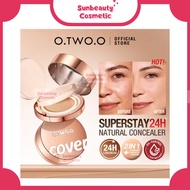 (SC067) O. Two . o 2 in 1 Setting Powder and BB Cushion | Air Cushion 2 in 1 Cushion Foundation & Se