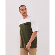 HIJAU KENT&CREW Men's Green Short Sleeve T-Shirt Combination - C-DGBF02-G5