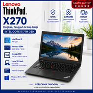 Laptop Lenovo Thinkpad X270 Core I3 I5 I7 Gen 6/7 - Layar 125" Inch SUPER MURAH MULUS BERGARANSI