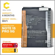Battery For REDMI NOTE 15 PRO 5G BN71 (6580mAh)