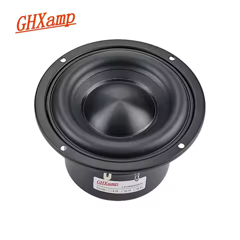 4 Inch Subwoofer Hifi Speaker Black Diamond Alumina Ceramic Cap Woofer Military Magnetic Bass Soundb