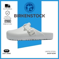 Birkenstock Boston Essentials Unisex outdoor casual slippers white 0127133