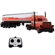 RC Semi Truck and Trailer 18 Inch 2.4Ghz Fast Speed 1:16 Scale Rechargeable Battery Remote Control T