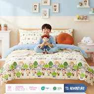 LOKAL KATUN Bedcover Set Premium Local Cotton Bedspread Osaze Children Ts Adventure Size Queen 160x2