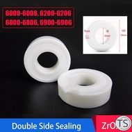 TS ZrO2 Zirconia Full Ceramic Bearing Double Side Sealed Ball Bearings 6000-6008,6200-6206,6800-6806