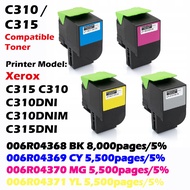 Compatible Toner C310 / C315 006R04368 006R04369 006R04370 006R04371 For Fuji Xerox C315 C310 C310DN