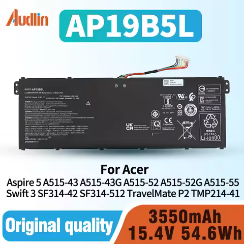 AP19B5L Laptop Battery for Acer Aspire 5 A515-43 A515-43G A515-52 A515-52G A515-55 Swift 3 SF314-42