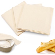 3pcs 100% cotton Tea Towels for Baking Sourdough - 28" Unbleached Bread Basket Flour Sack Towels, Pr
