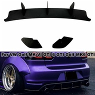 For Volkswagen VW Golf MK VI GTI 6 GTI Golf MK6 GTI Car Rear Bumper Diffuser Flag Spoiler Splitter A