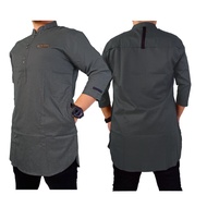 Baju Koko Pria Dewasa Terbaru Lengan 3/4 Bahan Katun Madinah Premium Kualitas Impor Terbaik Made In