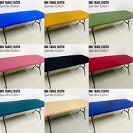 ™❀▫Folding Table Cloth 4ft, 5ft &amp; 6ft. Lifetime Table Cloth Spandex able Cloth