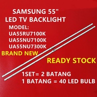 Ua55nu7100k/ua55nu7300k/ua55ru7100k Samsung 55 "LED TV backlight (TV lamp) Samsung 55 inch LED TV ua55ru7100 ua55nu7100 ua55nu7300 parts