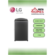 LG 17kg Top Load Washing Machine with Intelligent Fabric Care (Middle Black) TV2517SVSB