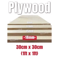 💥HOT DEAL SOLID Lightweight Plywood (1ft x 1ft)  18mm Thickness Board Customizing to sizes