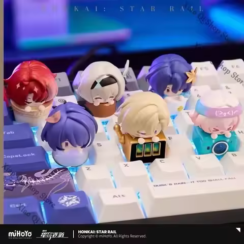 Honkai: Star Rail Game ambitus keycap for fingertips Aventurine Dr. Ratio Acheron High appearance le