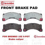 BREMBO FRONT BRAKE PAD CAYENNE (92A) 3.6S 4.8GTS 19Z 6 POT BREMBO CALIPER