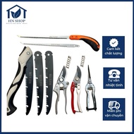 COMBO 8 Piece Gardening Tools for Cutting, Cutting Branches, Leaves, Bonsai Trees -CB24 (Folding Saw