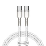 Baseus 100W USB C ถึง USB Type C สายเคเบิลสำหรับ MacBook Pro QC 4.0 PD USB C ที่ชาร์จความเร็วสูงสายเคเบิลสำหรับ Xiaomi Redmi Note 8 Pro S20 Samsung