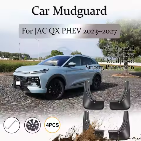 Car Mud Flaps For JAC QX 6 PHEV JS6 Sei 6 Pro S6 2023 2024 2025 2026 2027 Anti-splash Mudguard Fende