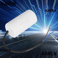 KARENGOODS CBB60 Run Capacitor, Round Plastic Run Capacitor 250V AC 120uF 50/60Hz Capacitor Motor Ru