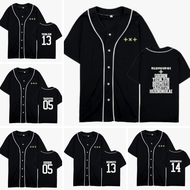 Jersey baseball kpop txt HITAM baju olahraga sport yeonjun soobin beomgyu heuningkai taehyun korea k