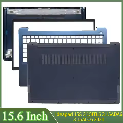 15.6"Blue For Ideapad 3 15ITL6 Ideapad 3 15ADA6 15ALC6 2021 Laptop LCD Back Cover Front Bezel Palmre