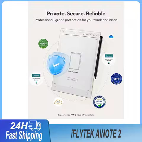 iFLYTEK AINOTE 2 10.65" E Ink Tablet 4.2mm Ultra Thin AI Paper Tablet Notebook Voice Text ChatGPT 5 