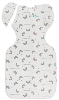 LOVE TO dream - 專利設計可拆袖蝶型包巾 彩虹 中碼